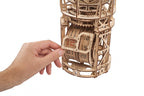 Houten bouwpakket - Tourbillon tafelklok - 338 onderdelen - Ugears