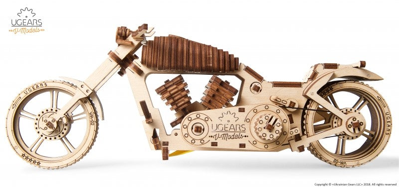 Houten bouwpakket - Motorfiets VM-02 - 189 onderdelen - Ugears