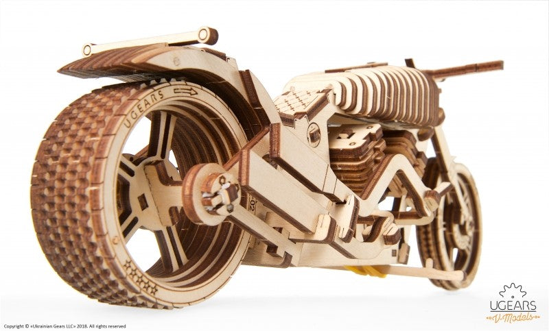 Houten bouwpakket - Motorfiets VM-02 - 189 onderdelen - Ugears