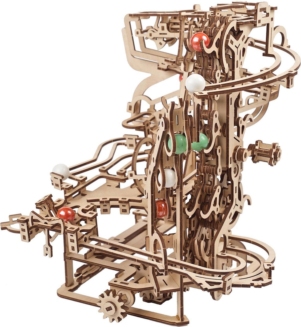 Houten bouwpakket - Knikkerbaan - Chain Hoist - 400 onderdelen - Ugears