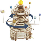 Houten bouwpakket - Mechanical Orrery - Robotime - 316 onderdelen
