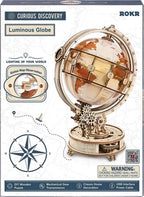 Houten bouwpakket - Luminous Globe - 180 onderdelen - ROKR