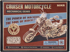 Houten bouwpakket - Cruiser Motorcycle - 420 onderdelen - ROKR