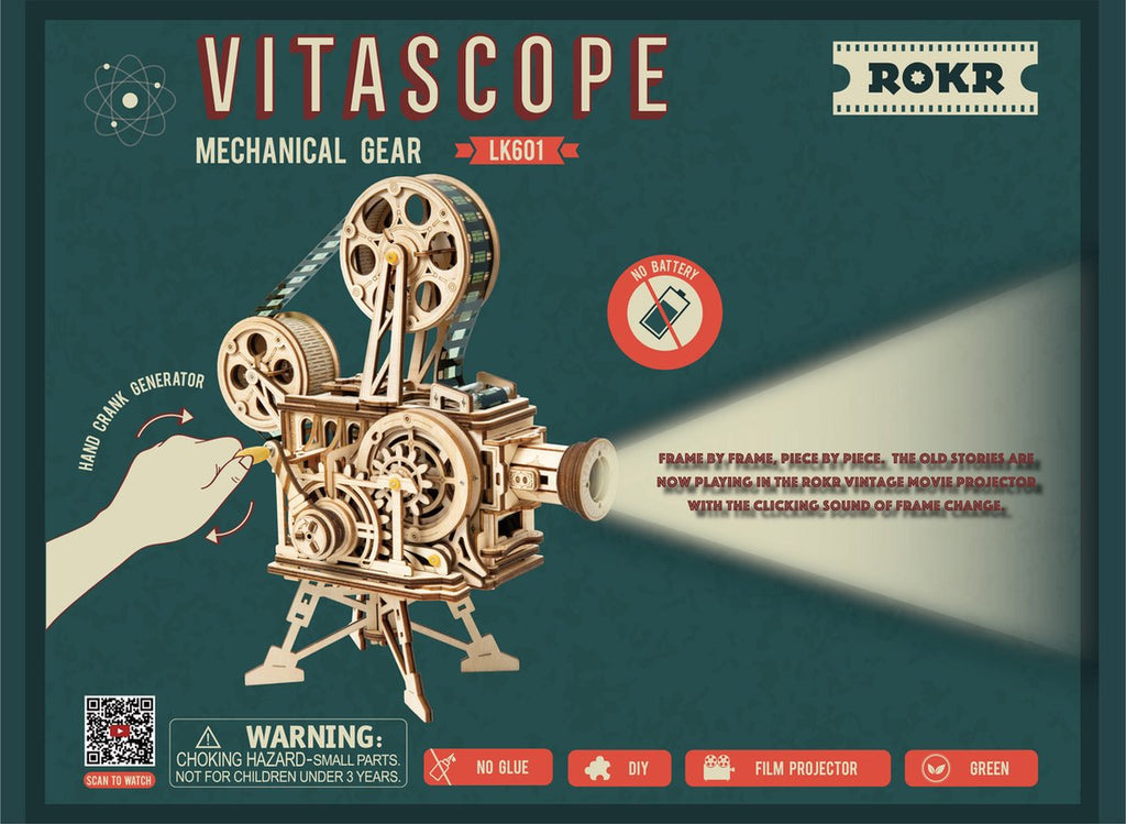 Houten bouwpakket - Vitascope - 183 onderdelen - ROKR