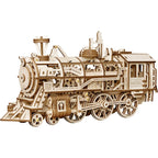 Houten bouwpakket - Locomotive - 350 onderdelen - ROKR