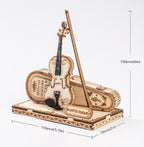 Houten bouwpakket - Violin - 62 onderdelen - Rolife