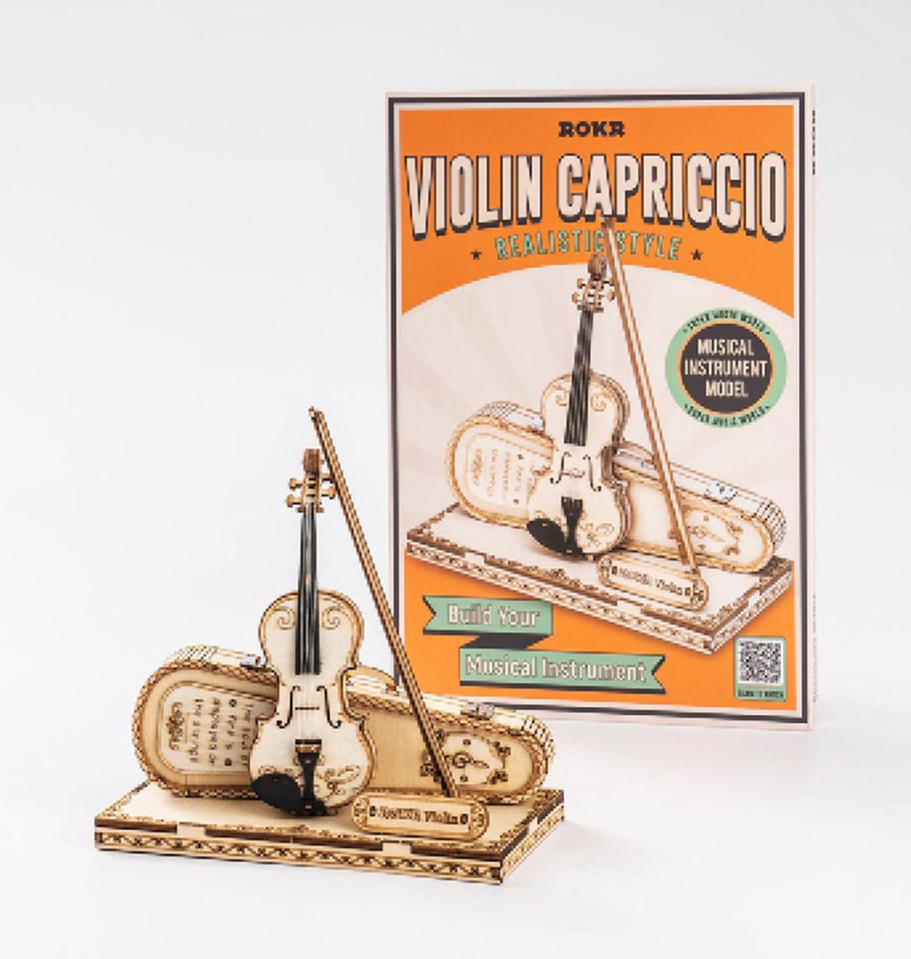 Houten bouwpakket - Violin - 62 onderdelen - Rolife