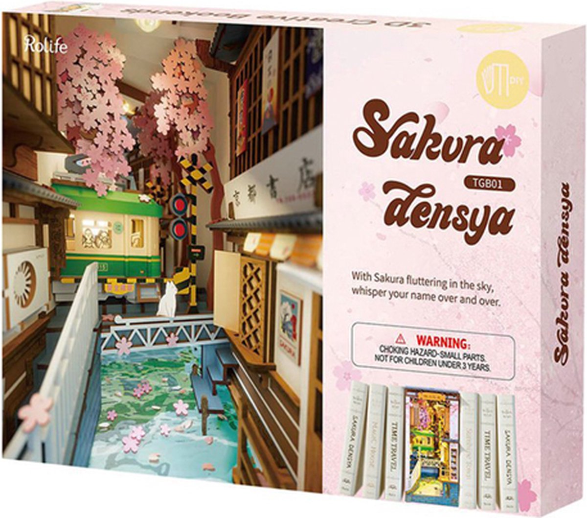 Miniatuur - Book Nook - Sakura Densya - Rolife