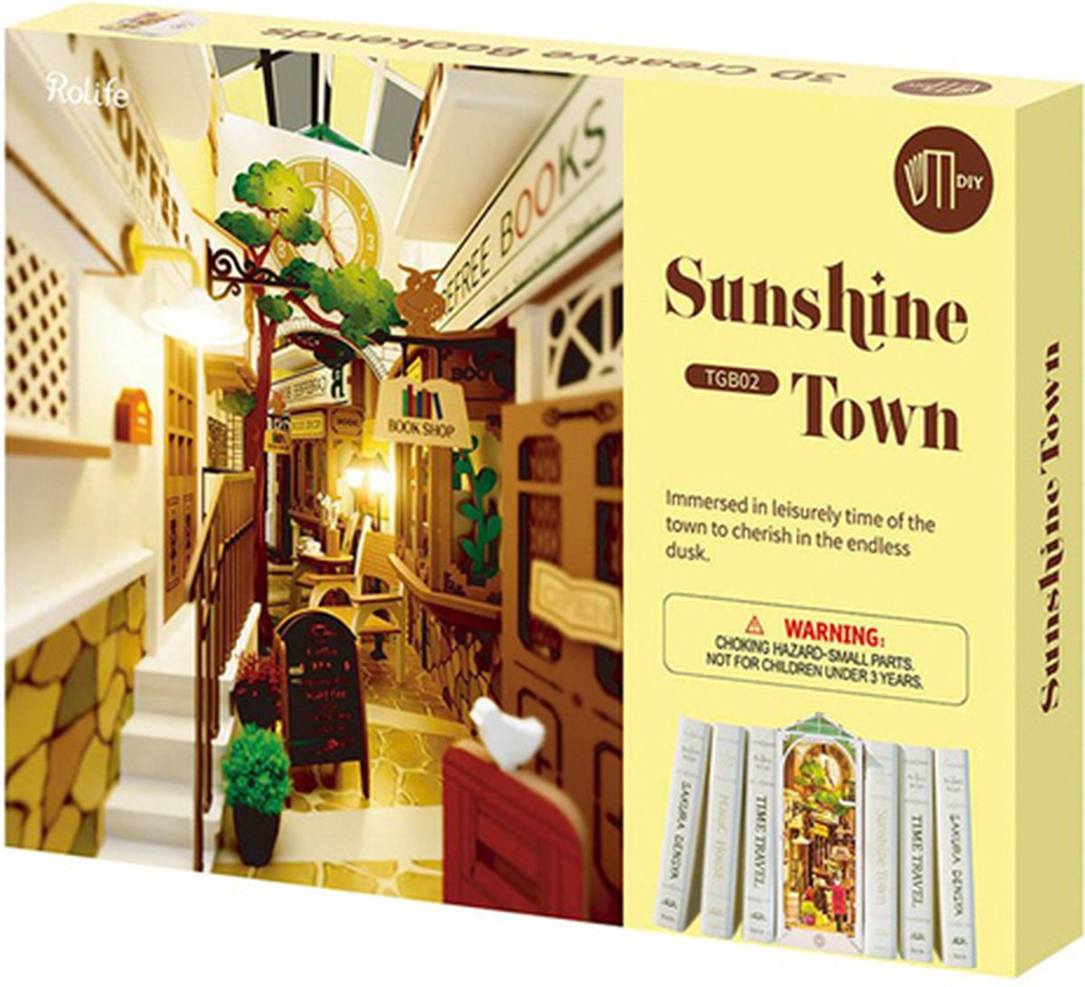 Miniatuur - Book Nook - Sunshine Town - Rolife