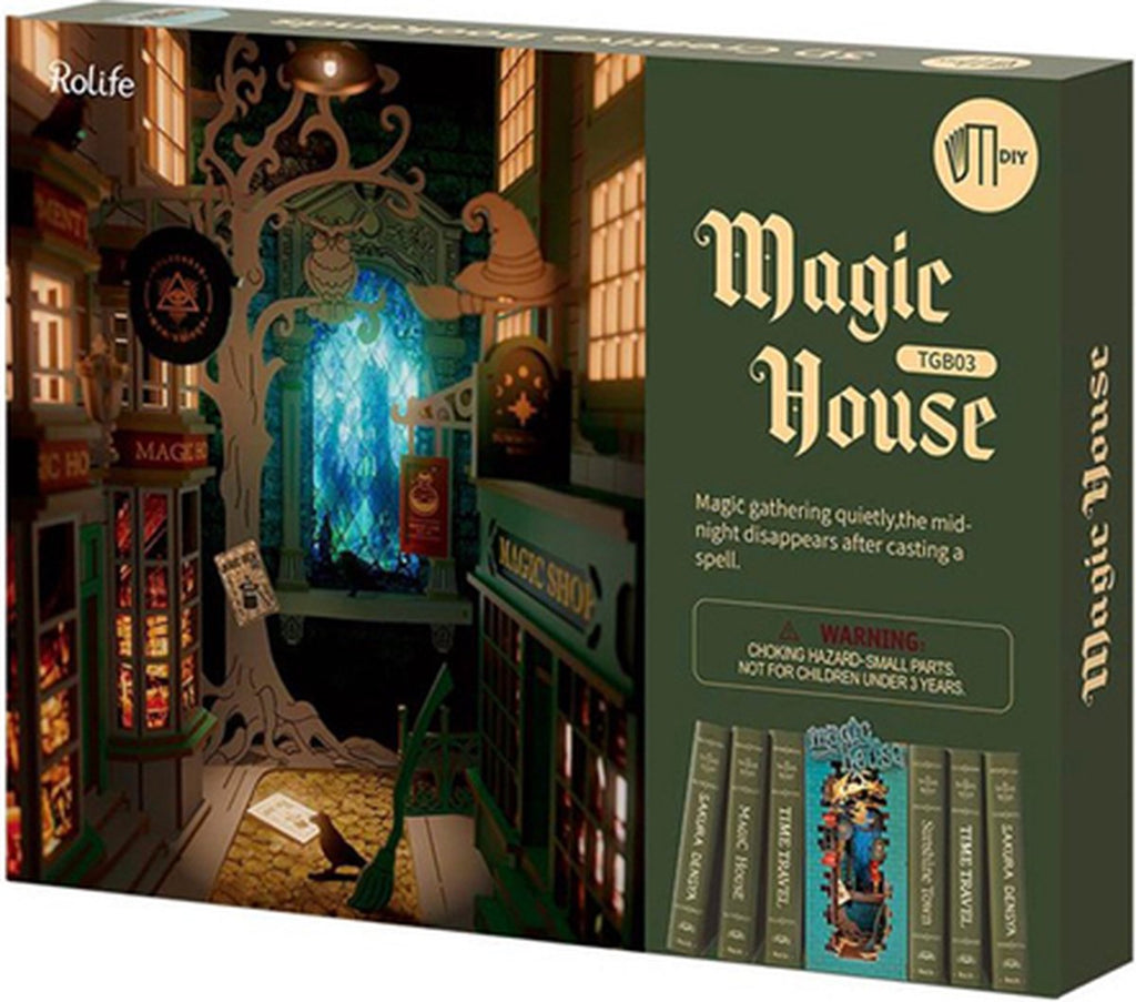 Miniatuur - Book Nook - Magic House - Rolife