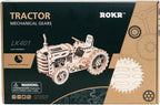 Houten bouwpakket - Tractor - Robotime - 135 onderdelen