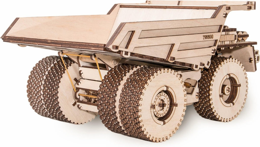 Houten bouwpakket - Heavy Truck Belaz 75600 - 307 onderdelen - Eco-Wood-Art