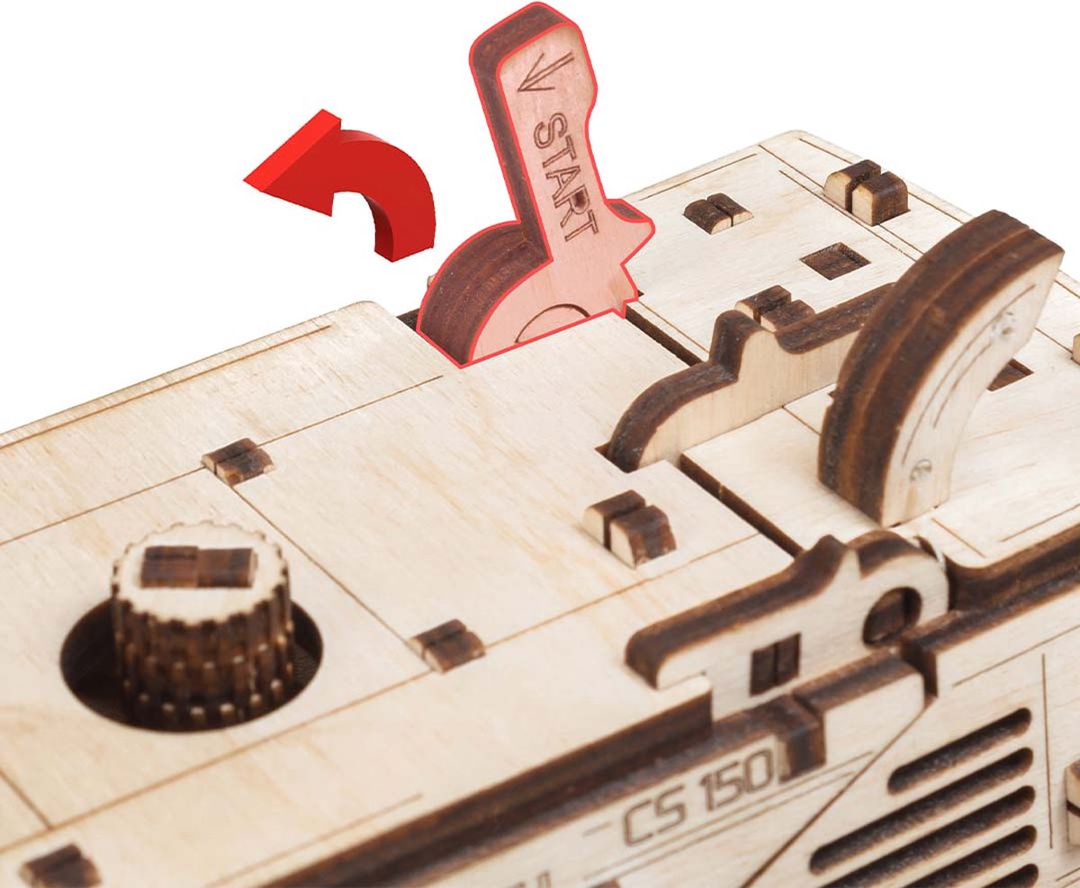 Houten bouwpakket - Mower CS-150C - 963 onderdelen - Eco-Wood-Art