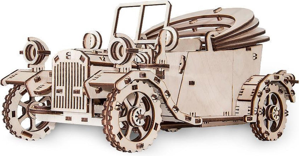 Houten bouwpakket - Retrocar - 315 onderdelen - Eco-Wood-Art