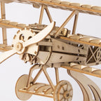 Houten bouwpakket - Airplane - 145 onderdelen - Rolife
