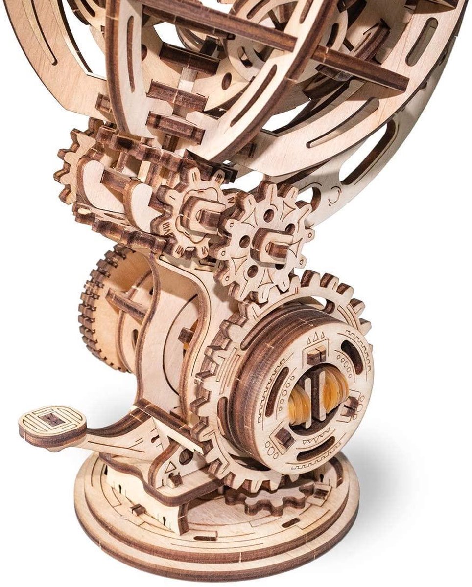 Houten bouwpakket - Kinetic Globe - 205 onderdelen - Eco Wood Art