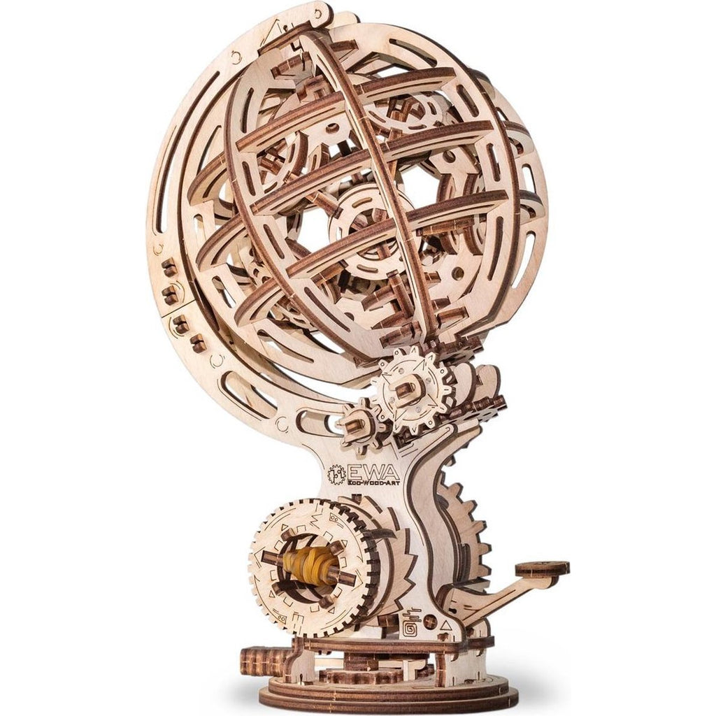 Houten bouwpakket - Kinetic Globe - 205 onderdelen - Eco Wood Art