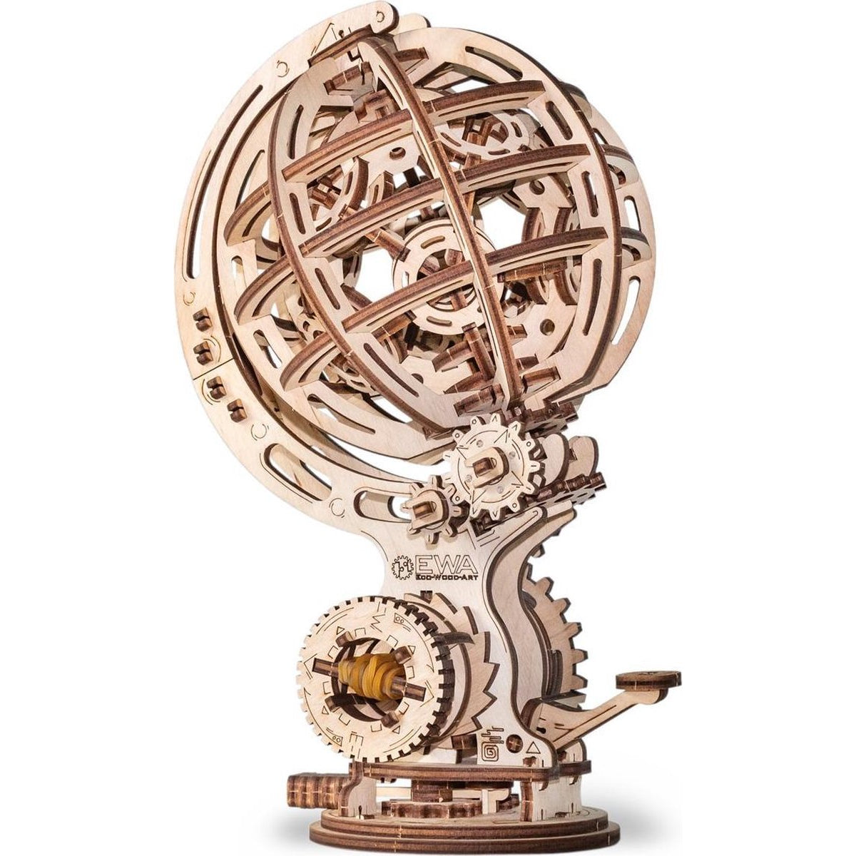 Houten bouwpakket - Kinetic Globe - 205 onderdelen - Eco Wood Art