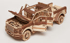 Houten bouwpakket - Pick-up Truck - 708 onderdelen - WoodTrick