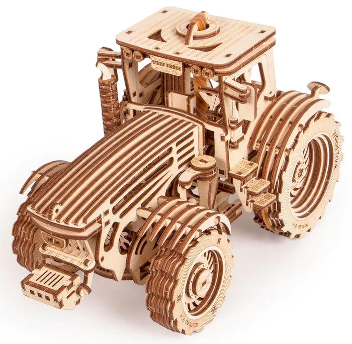 Houten bouwpakket - Tractor - 401 onderdelen - WoodTrick