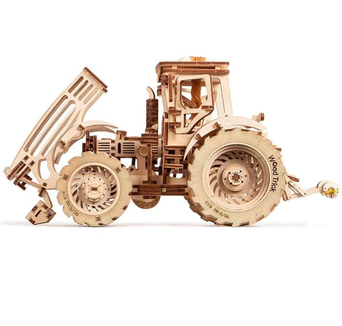 Houten bouwpakket - Tractor - 401 onderdelen - WoodTrick