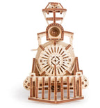 Houten bouwpakket - Locomotive R17 - 405 onderdelen - WoodTrick