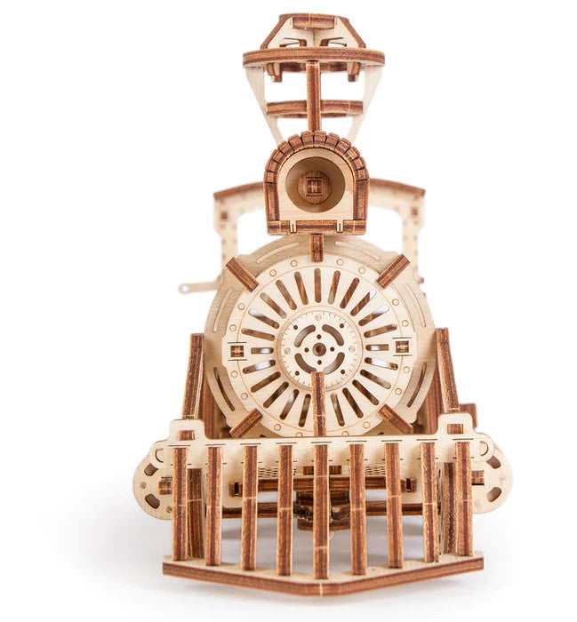 Houten bouwpakket - Locomotive R17 - 405 onderdelen - WoodTrick
