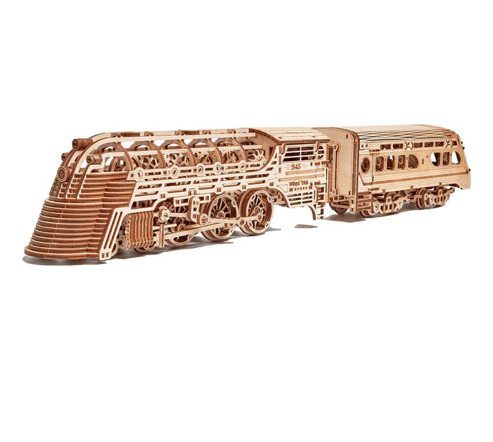 Houten bouwpakket - Atlantic Express Zug - 636 onderdelen - WoodTrick