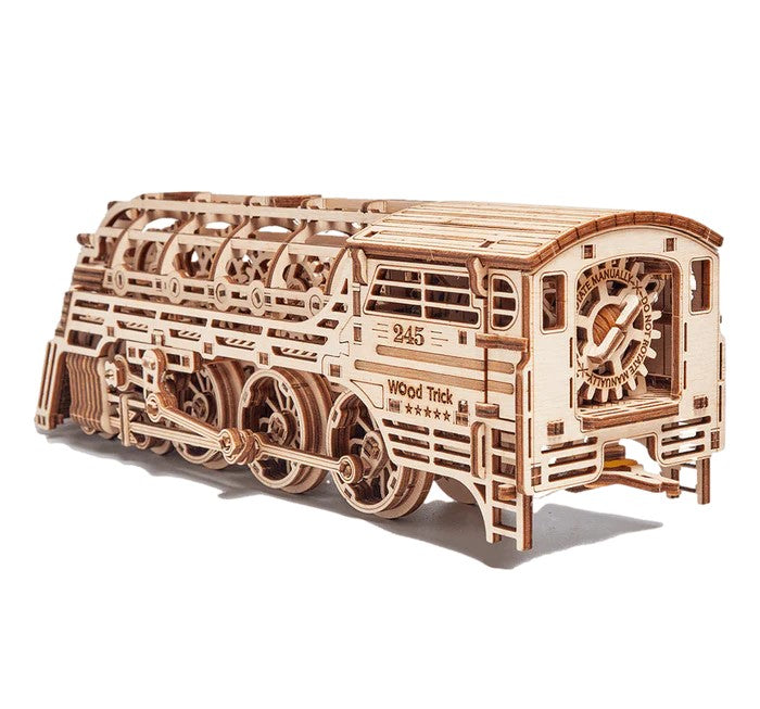 Houten bouwpakket - Atlantic Express Zug - 636 onderdelen - WoodTrick