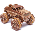 Houten bouwpakket - Monster Truck - 556 onderdelen - WoodTrick