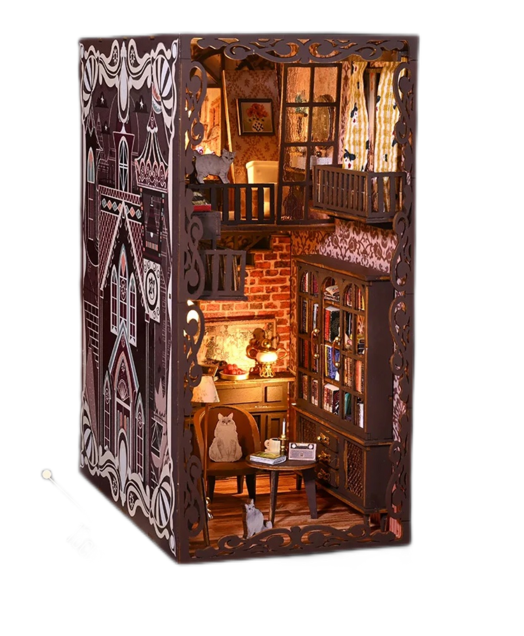 Miniatuur - Book Nook - Secret Castle II - SL13 - IE Create