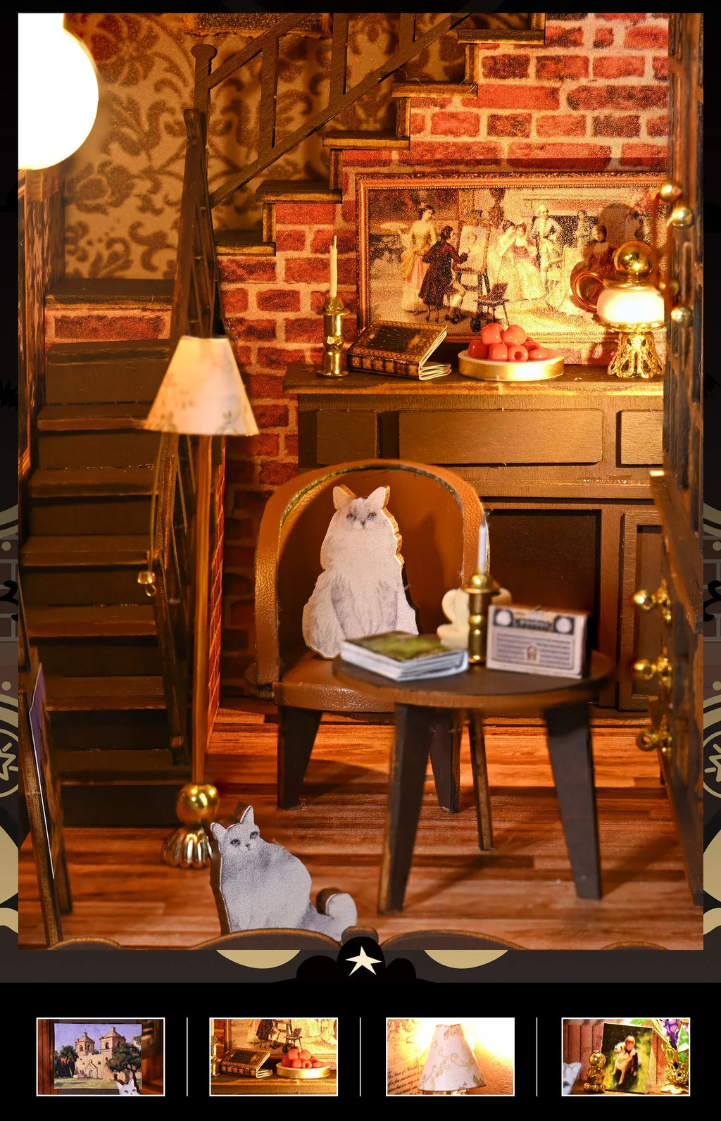 Miniatuur - Book Nook - Secret Castle II - SL13 - IE Create