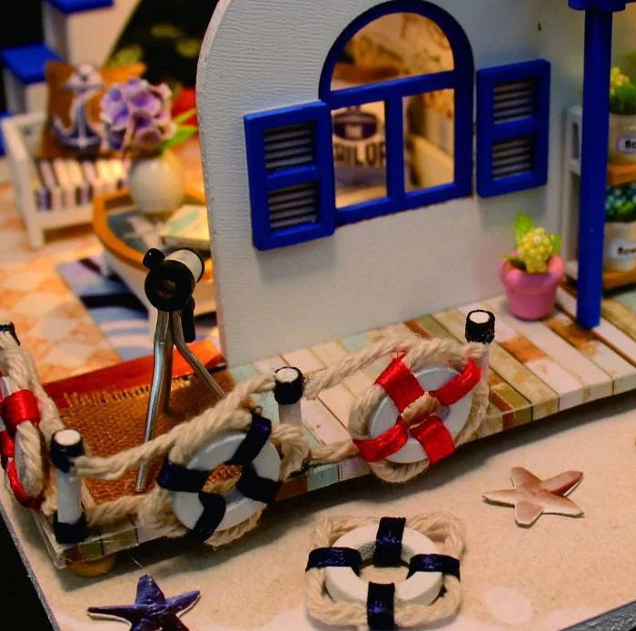 Miniatuur - Blue coast - M032Z - met stofkap