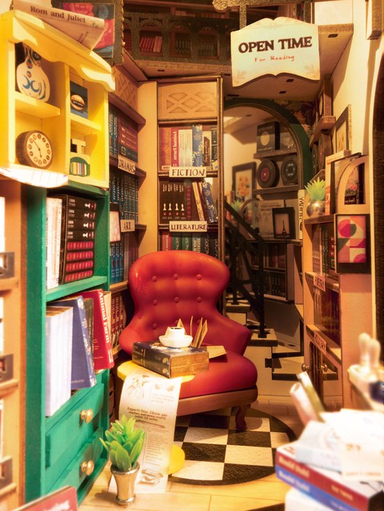 Miniatuur - Book Nook - Shakespeare's Bookstore - Rolife