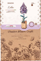Houten bouwpakket - Bloemen - Lilac/sering - 154 onderdelen - Rowood