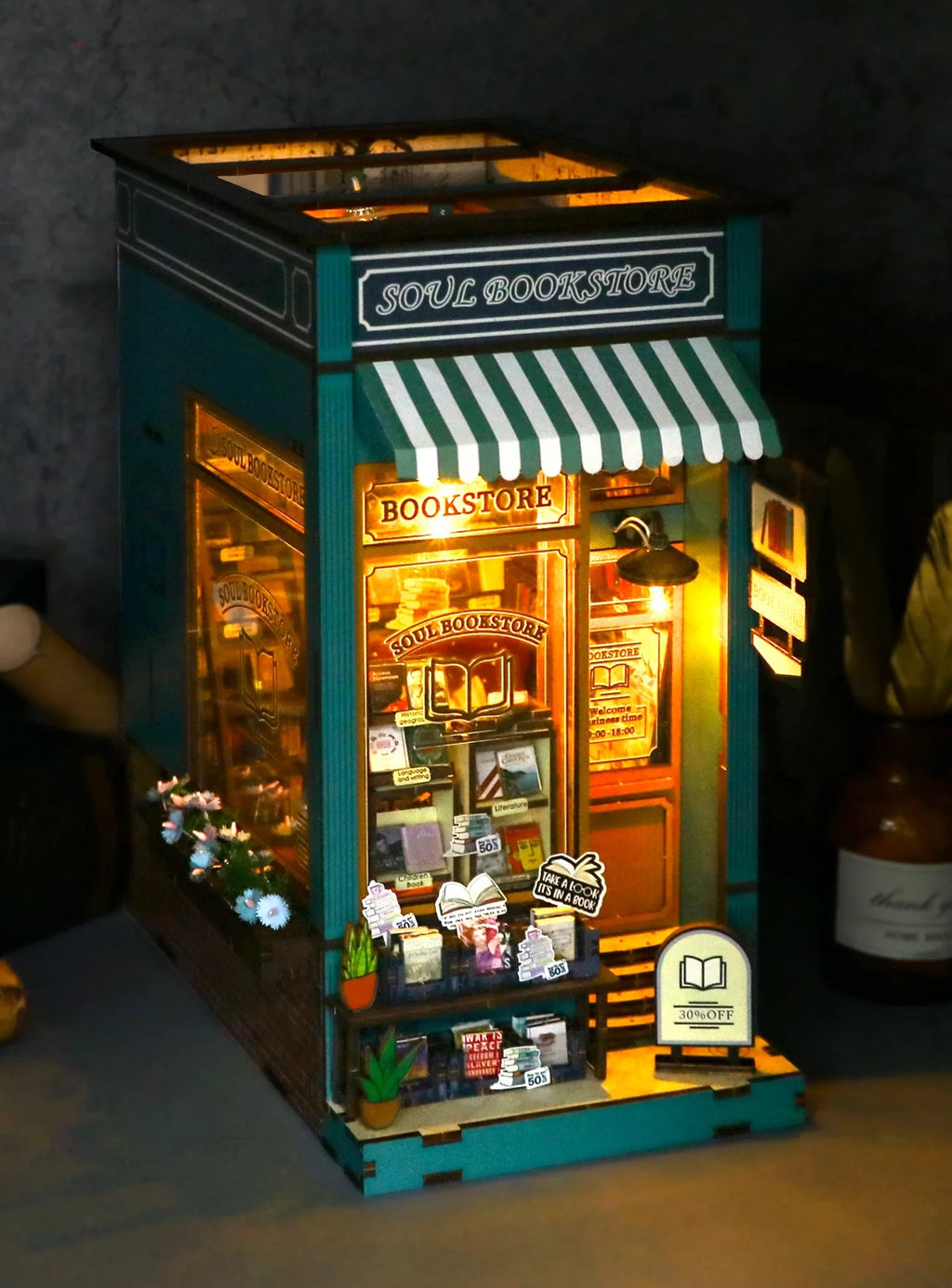 Miniatuur - Book Nook - Soul Bookstore - M2314