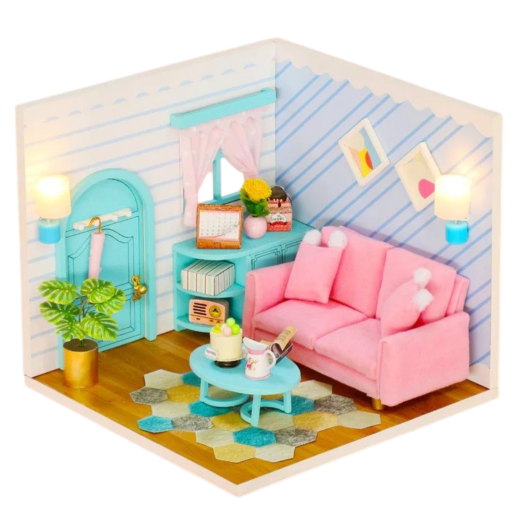 Miniatuur - Rainbow House - Living Room - S2004