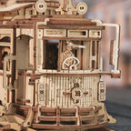 Houten bouwpakket - Classic City Tram - Robotime - 374 onderdelen