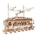 Houten bouwpakket - Classic City Tram - Robotime - 374 onderdelen