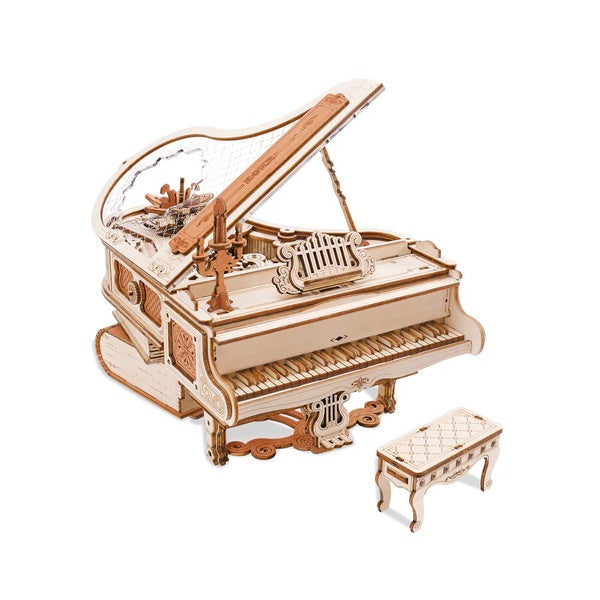 Houten bouwpakket - Muziekdoosje - Magic Piano - 223 onderdelen- ROKR
