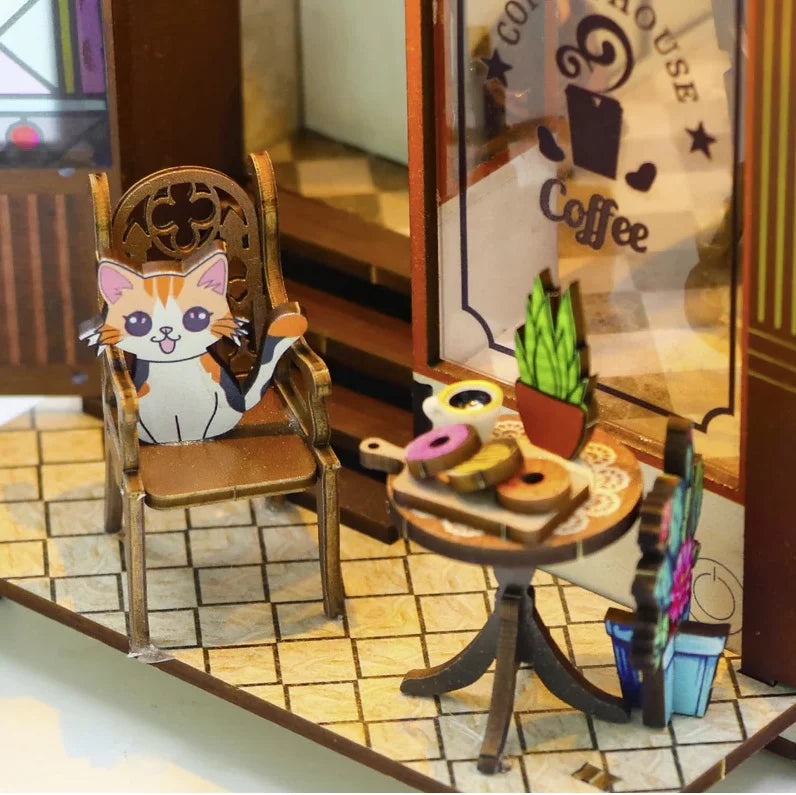 Miniatuur - Book Nook - Coffee House - M2411