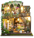 Miniatuur - Darcy Flower House - M2322Z - met stofkap