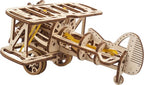 Houten bouwpakket - Mini-Biplane - 84 onderdelen - Ugears