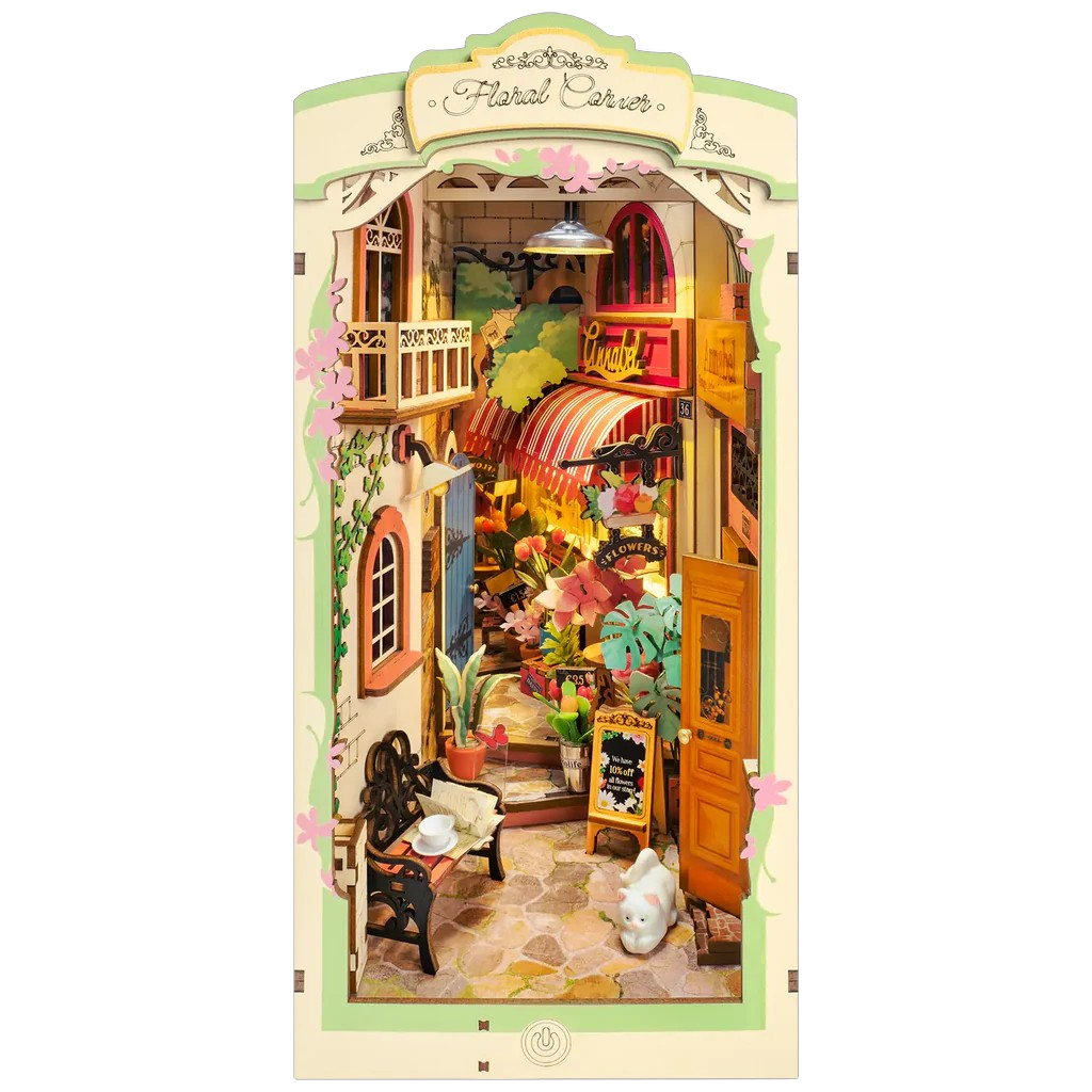 Miniatuur - Book Nook - Floral Corner - Rolife