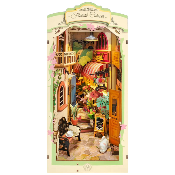 Miniatuur - Book Nook - Floral Corner - Rolife