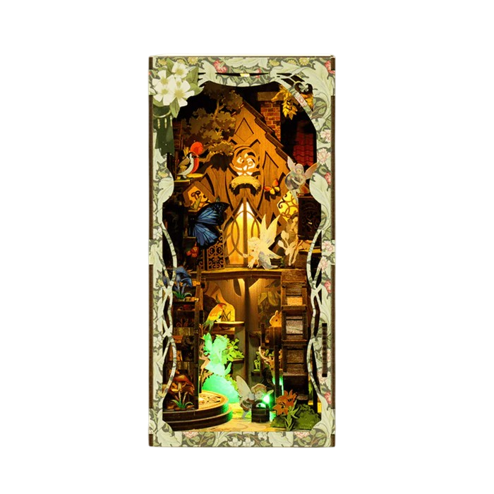 Miniatuur - Book Nook - Secret world of the forest - MagicHolz