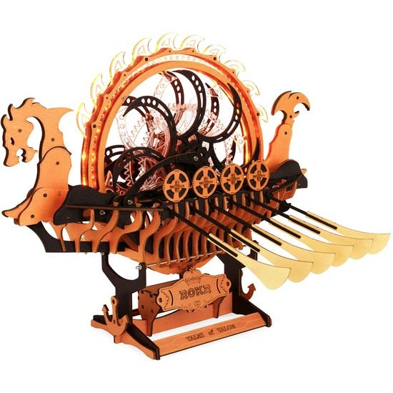 Houten bouwpakket - Viking Dragon Ship - 229 onderdelen - ROKR