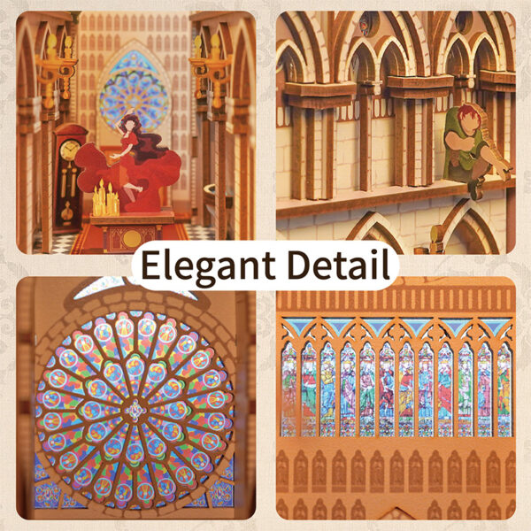 Miniatuur - Book Nook - Notre Dame de Paris - Tone-Cheer