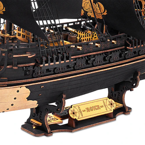 Houten bouwpakket - Seahorse Barque - 603 onderdelen - ROKR