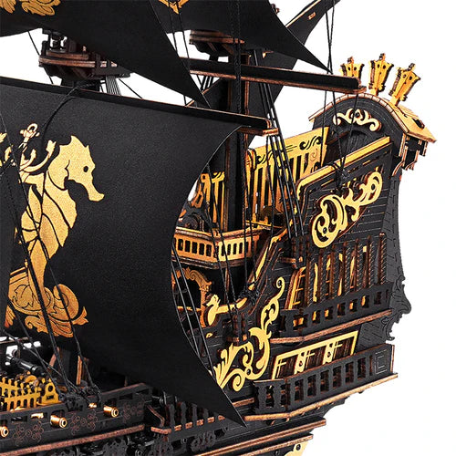 Houten bouwpakket - Seahorse Barque - 603 onderdelen - ROKR